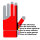 Kamui Quick-Dry Gloves red for the left hand Size:  XS, S, M, L, XL, XXL